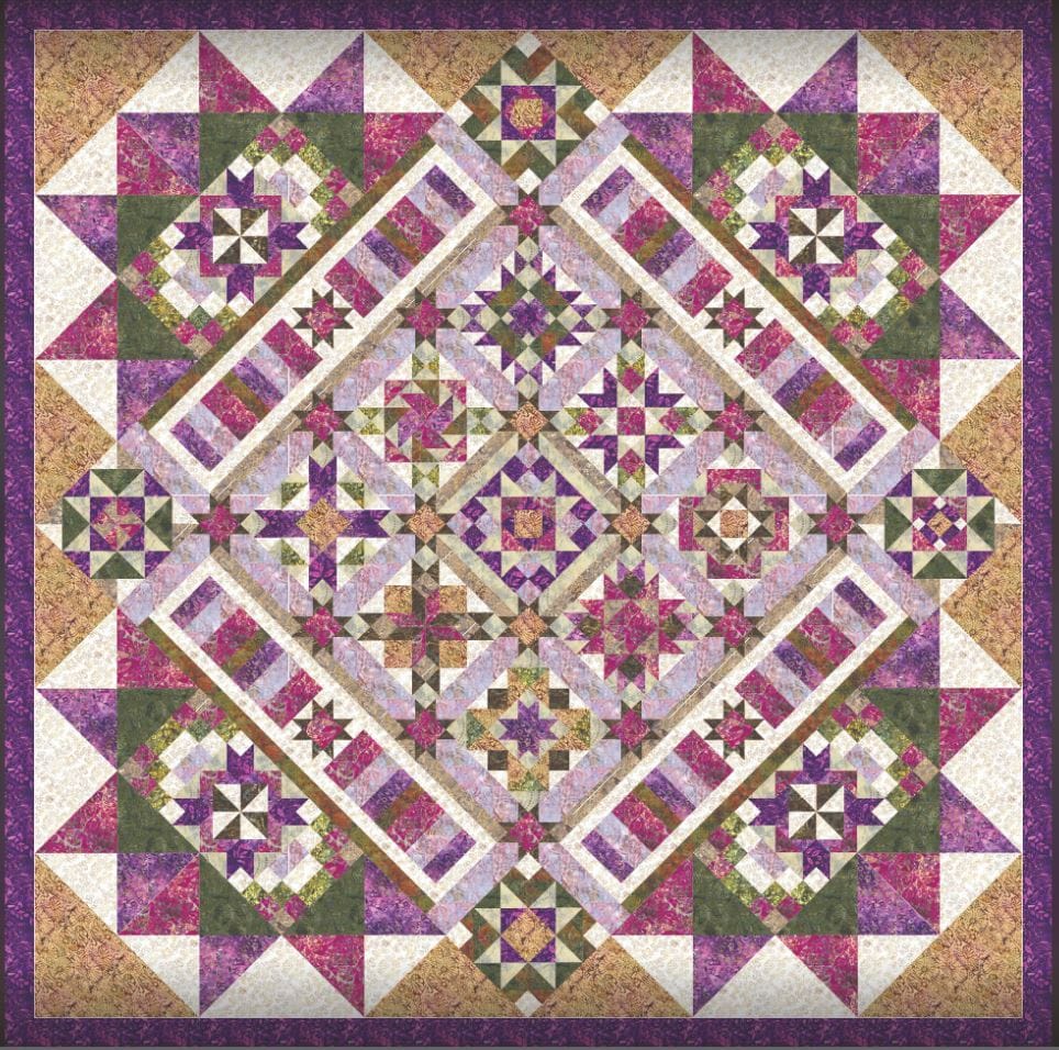 Plum Fusion Quilt Kit PLUMFUSION-RBQK
