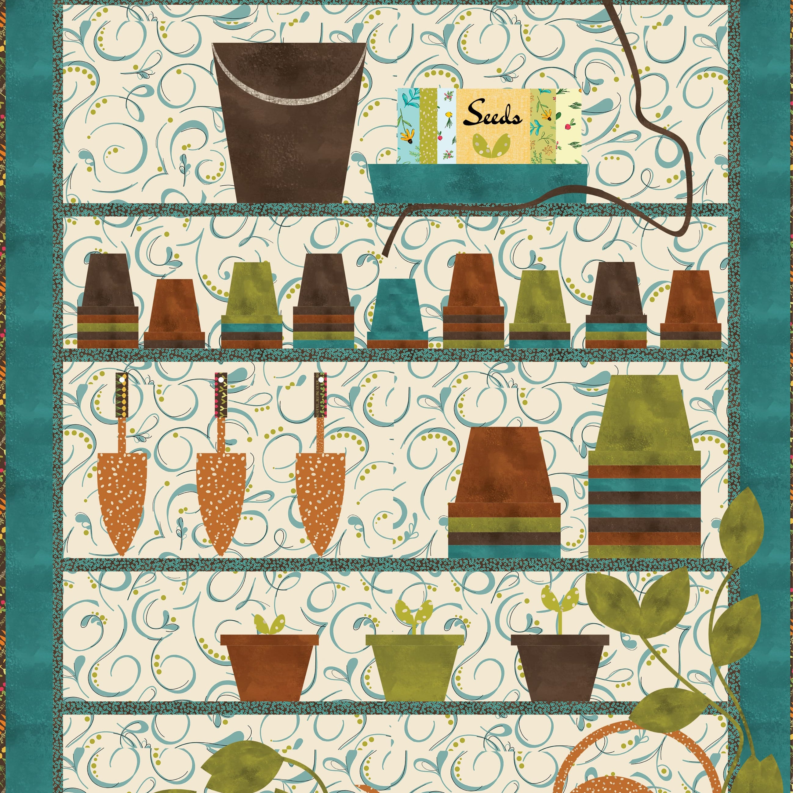Potting Table Block of the Month - November 2026 POTTINGTBL-NOV26