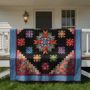 Precut! Amish With A Twist IV Block of the Month -  April 2026 P-AMISHTW4-APR26