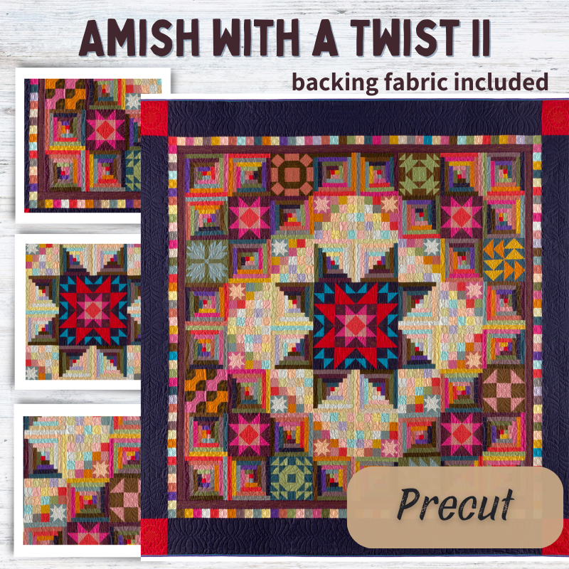 Precut! Amish with Twist II Block of the Month - Begins October 2024 P-AMISHII-OCT24