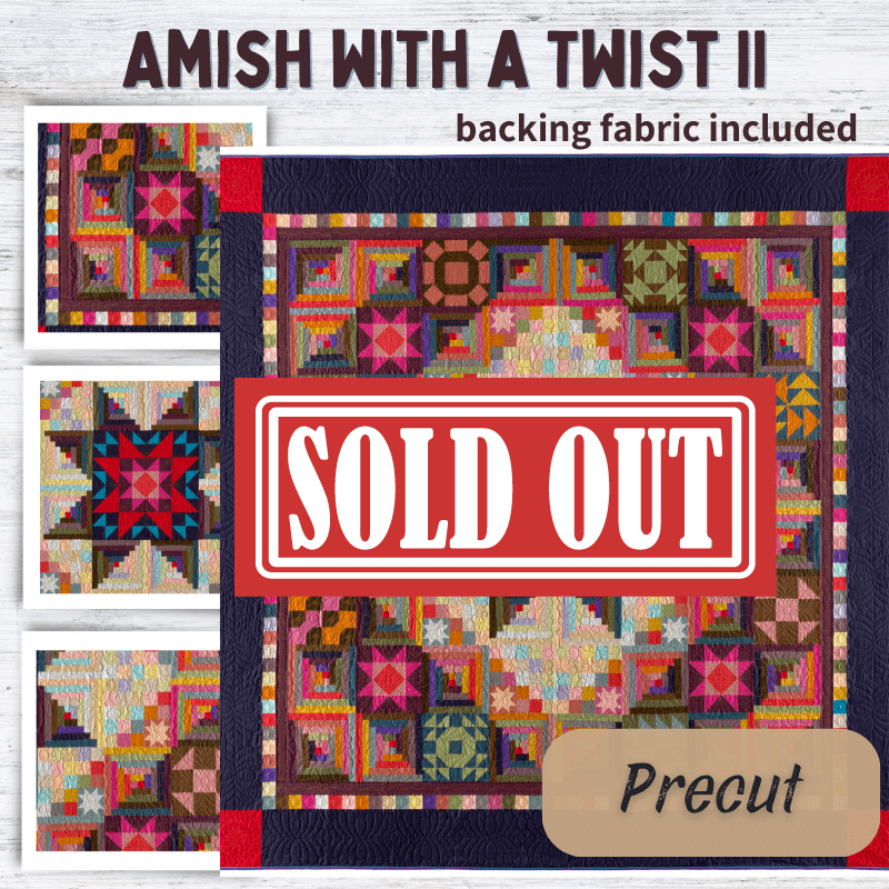 Precut! Amish with Twist II Block of the Month - Begins October 2024 P-AMISHII-OCT24