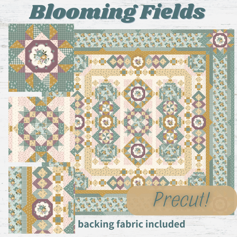 Precut! Blooming Fields Block of the Month - Begins April 2026 P-BLMFLD-APR26