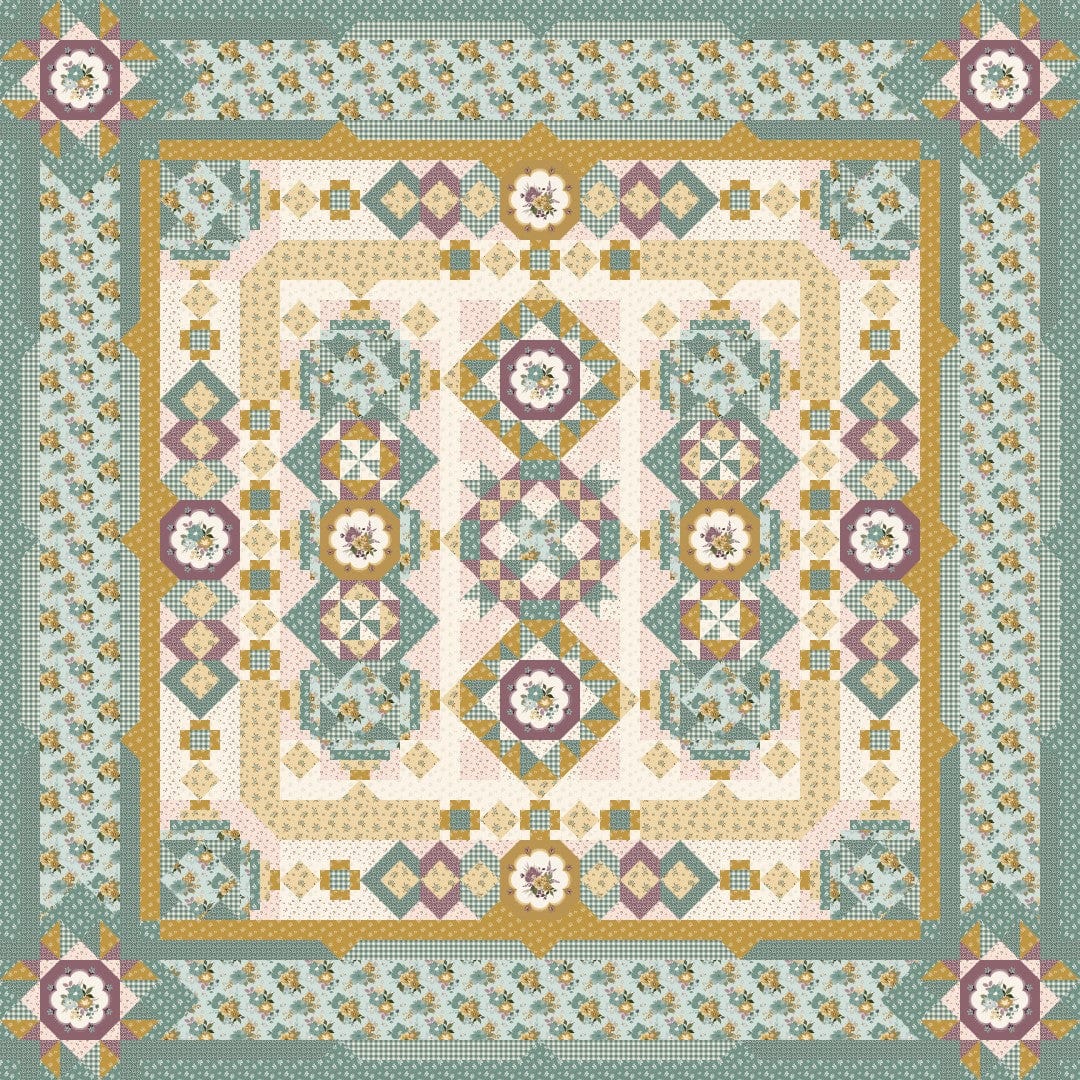 Precut! Blooming Fields Block of the Month - Begins April 2026 P-BLMFLD-APR26