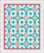 Precut! Coral and Waves Quilt Kit - 61" x 73" CRLWAVES-CQK