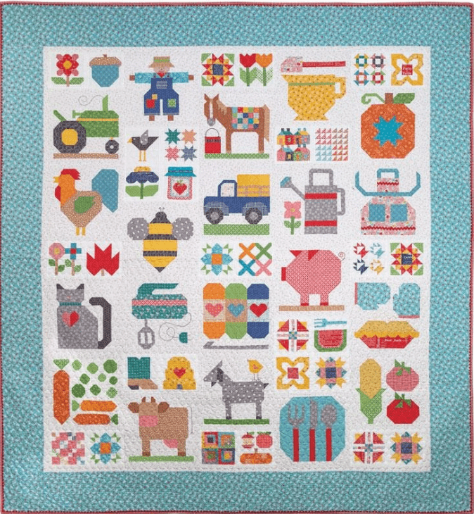 Precut! Farm Girl Vintage 2 Block of the Month - Begins September 2024 FARMGIRL-SEP24