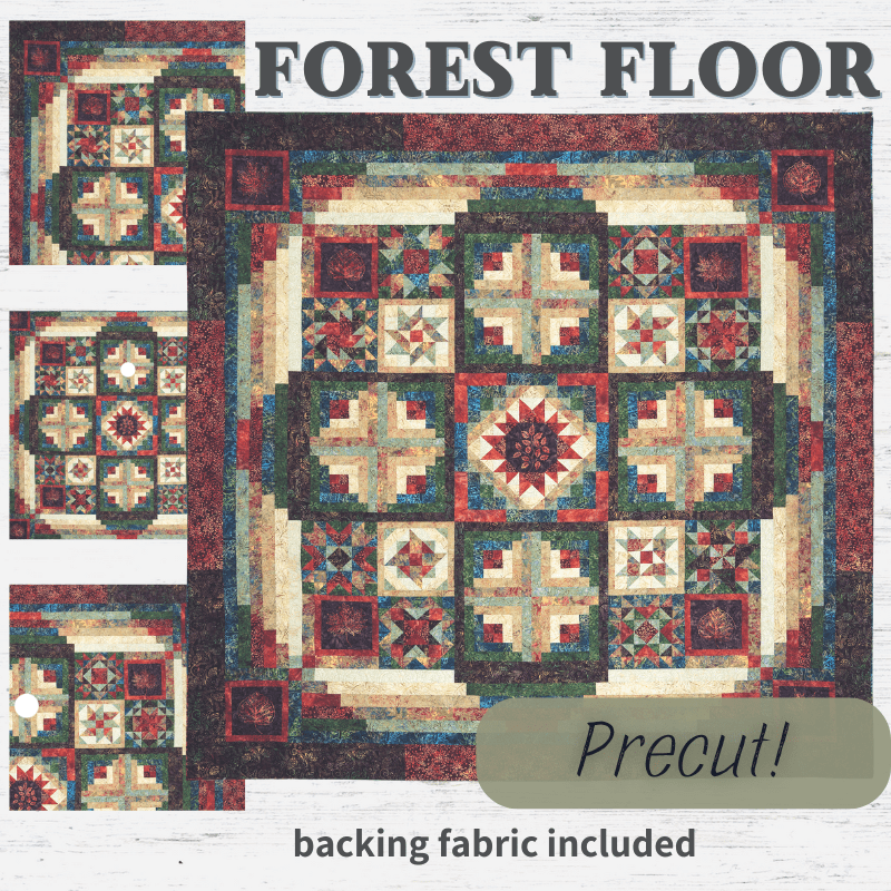 Precut! Forest Floor Block of the Month - Begins May 2025 P-FOREST-MAY25