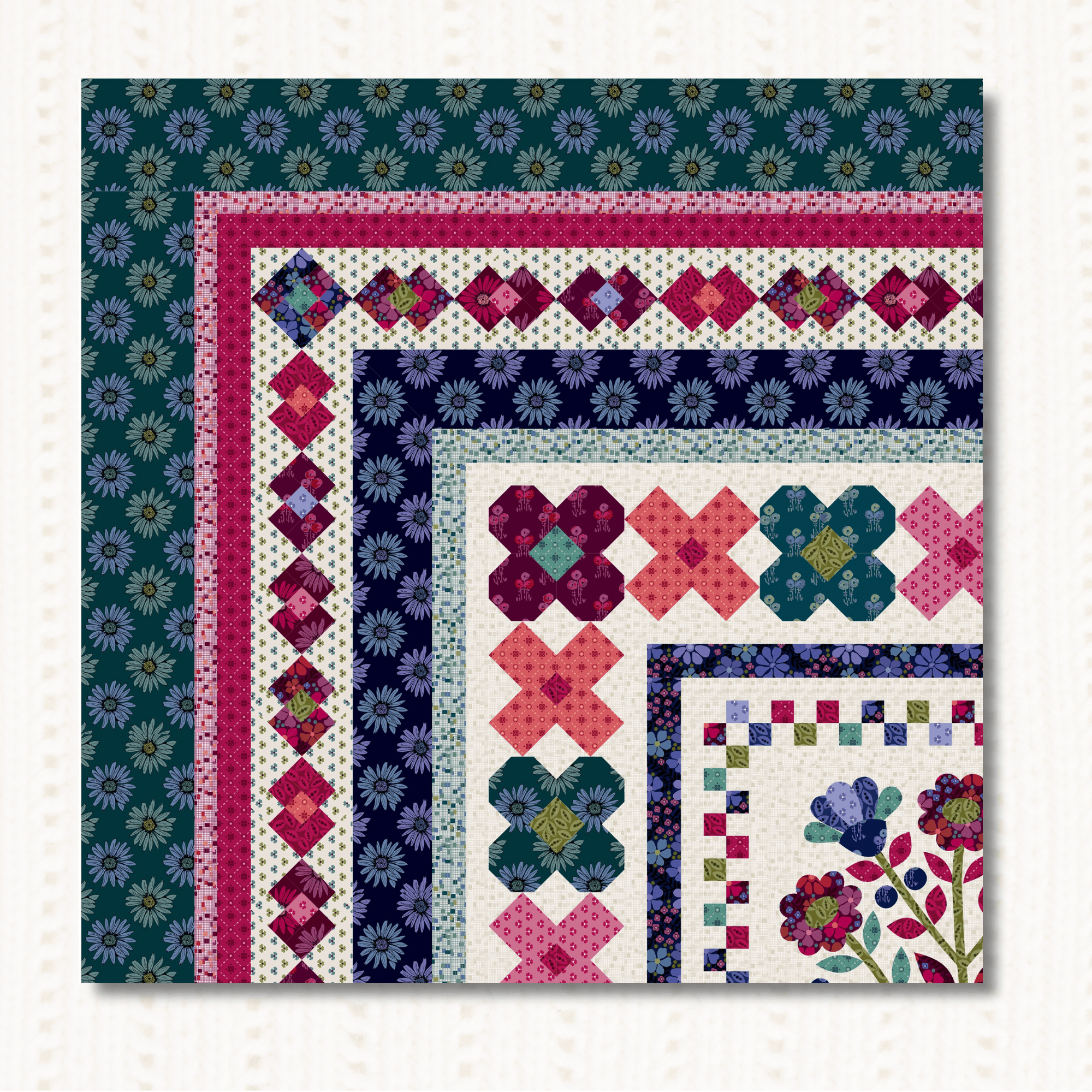 Precut! Fresh Picked Block of the Month -  July 2026 P-FRESHPICK-JUL26