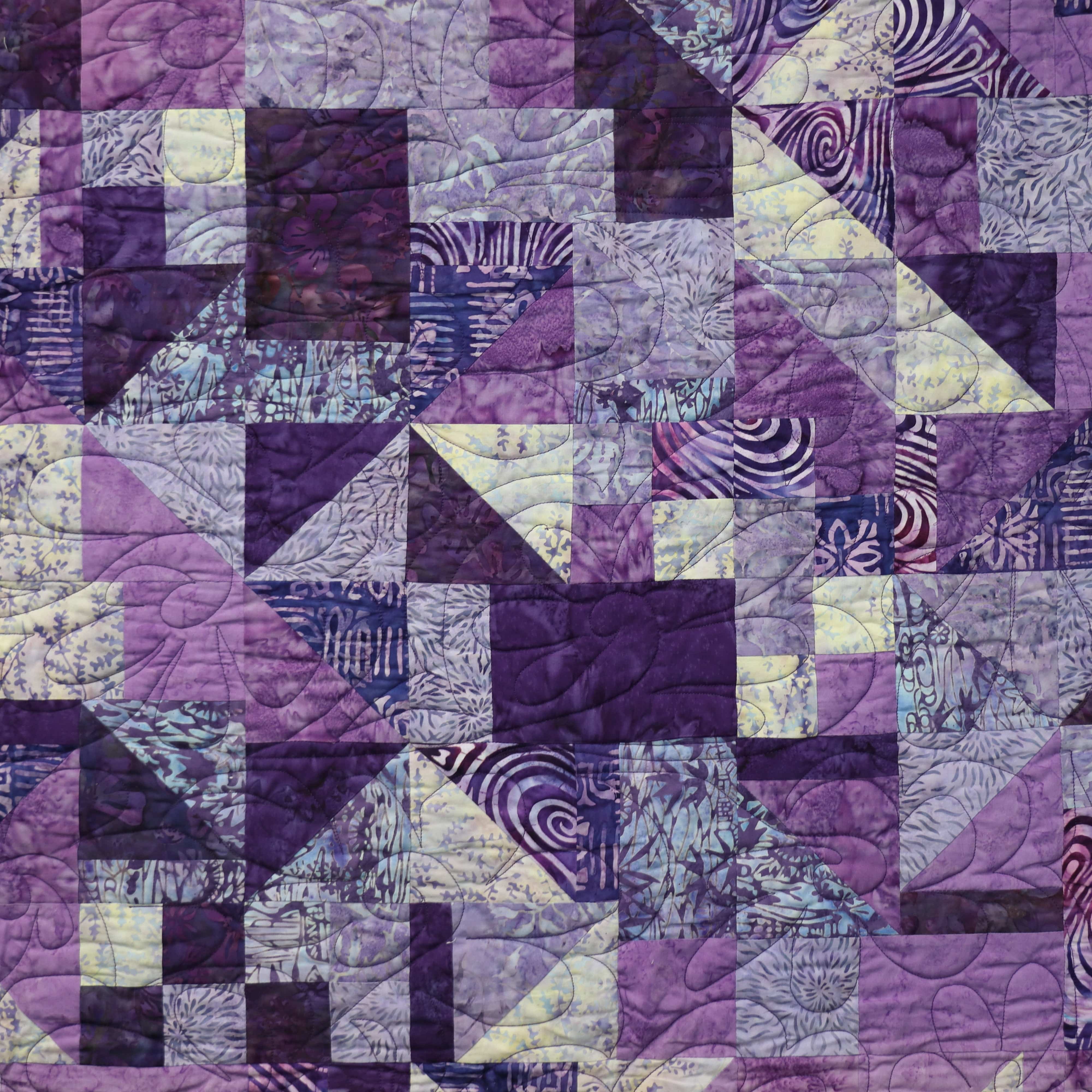 Quilt Mystic Garden online reversible #OP72 LAP QUILT