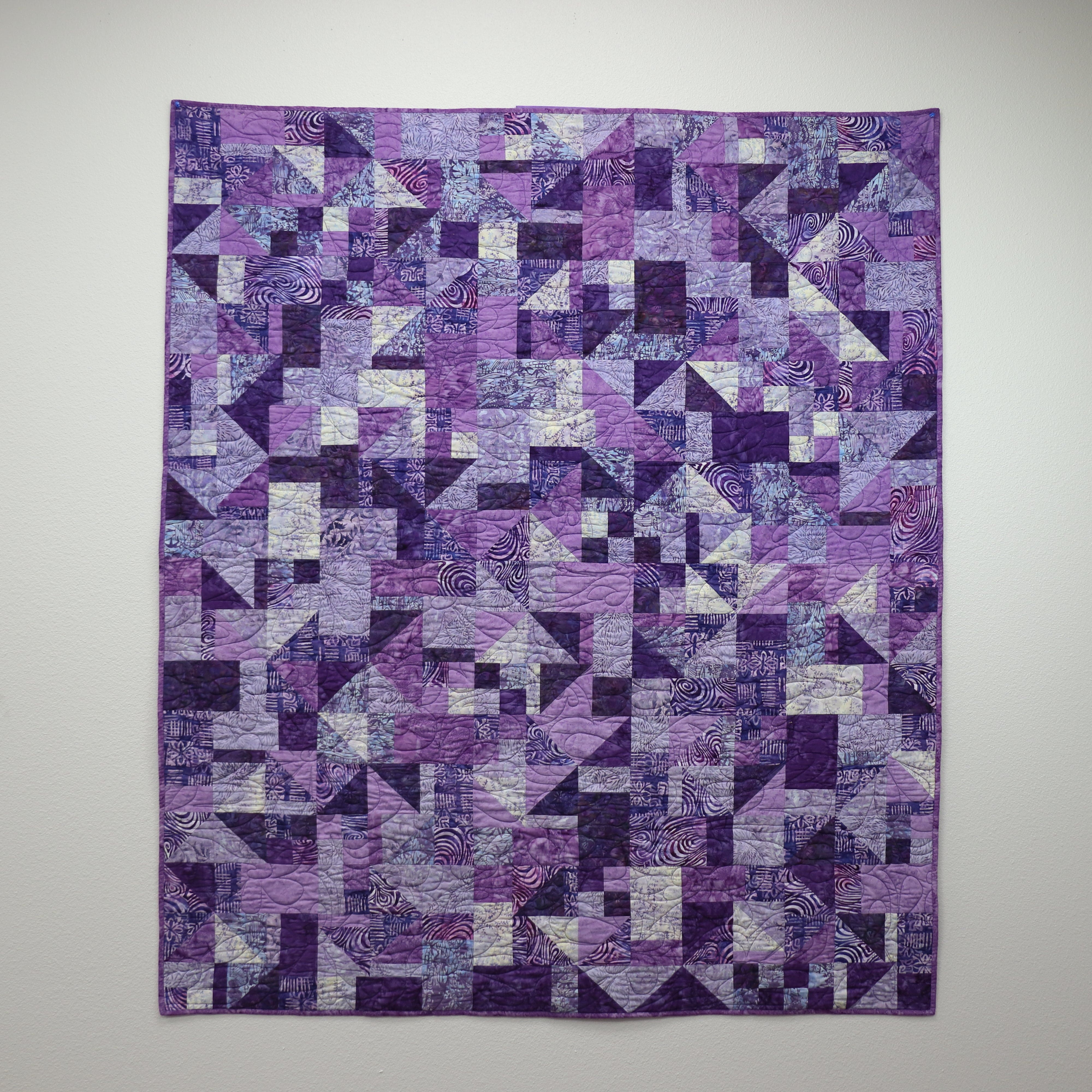 『 Slash Quilting Friend 』by GYPSEA No Seam Matching in August! - Quilt of the Month - YouTube