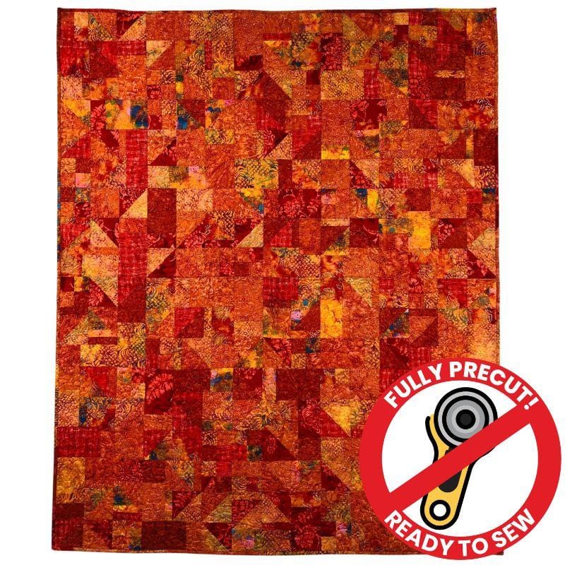  Material Maven Quilt Kit Uturns/Carribean Sunset/Precut Ready  to Sew : Arts, Crafts & Sewing