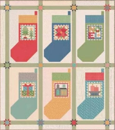 Precut! Home Town Holiday Quilt Seeds Block of the Month - Begins February 2025 P-HMTOWNHO-FEB25