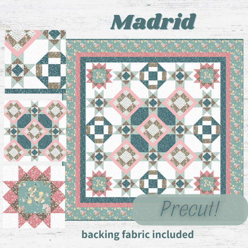 Precut! Madrid Block of the Month - Begins April 2026 P-MADRID-APR26