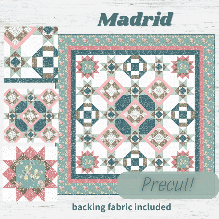 Precut! Madrid Block of the Month - Begins April 2026 P-MADRID-APR26