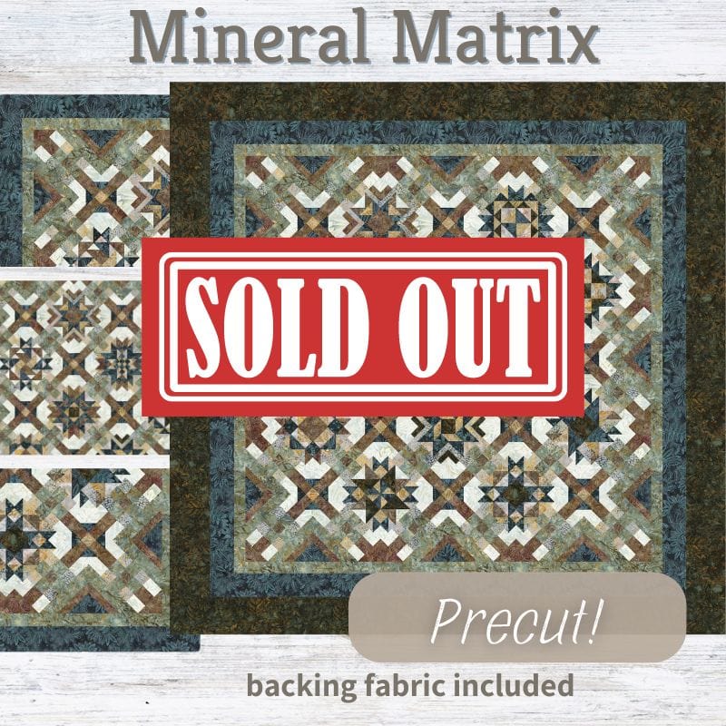 Precut! Mineral Matrix Block of the Month - Begins February 2025 P-MINERAL-FEB25