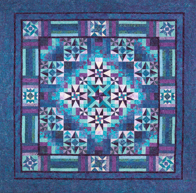 Image of Mystical Prism quilt.