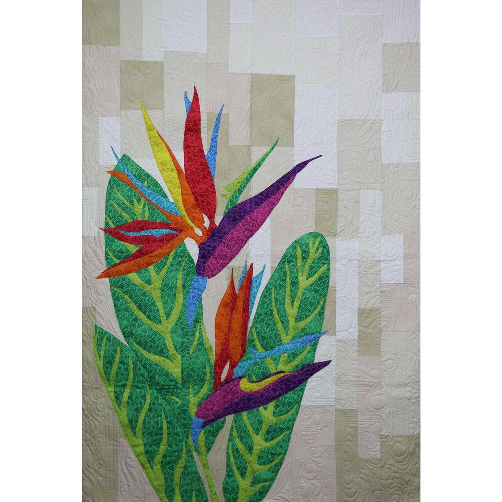 Precut! New Worlds Bird of Paradise Quilt Kit NWBRDPRDS-QK