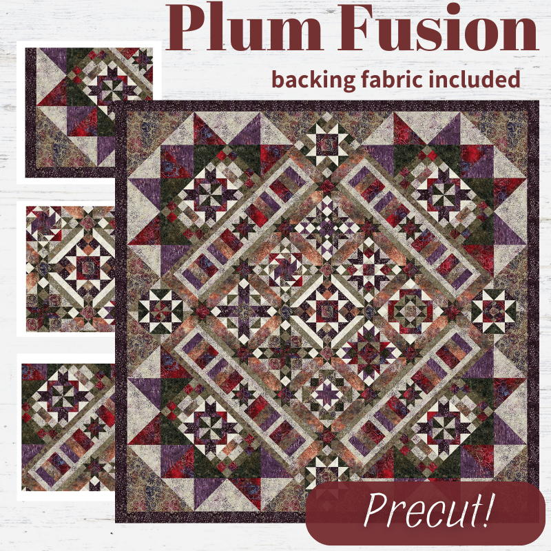 Precut! Plum Fusion - Begins January 2026 P-PLUMFUS-JAN26