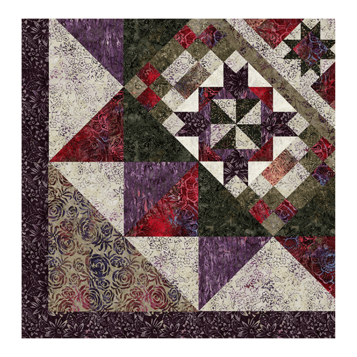 Precut! Plum Fusion Block of the Month - Begins November 2024 P-PLUMF-NOV24