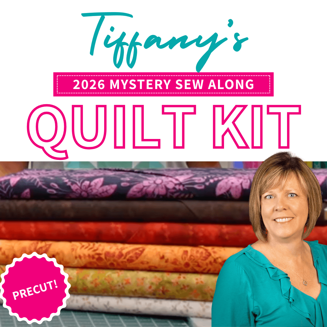 Precut Quilt Kit – Team Tiffany | 2026 New Year’s Day Mystery Sew Along NYM26-TIFF-MQK