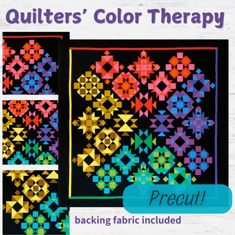 Precut! Quilters' Color Therapy Block of the Month - Begins July 2025 P-QLTCOL-JUL25