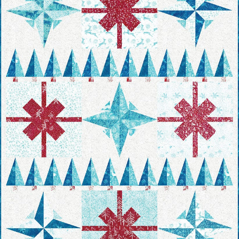 Precut! Ready for the Holidays Quilt Kit - 50" x 64" RDY4HOL-LAQK