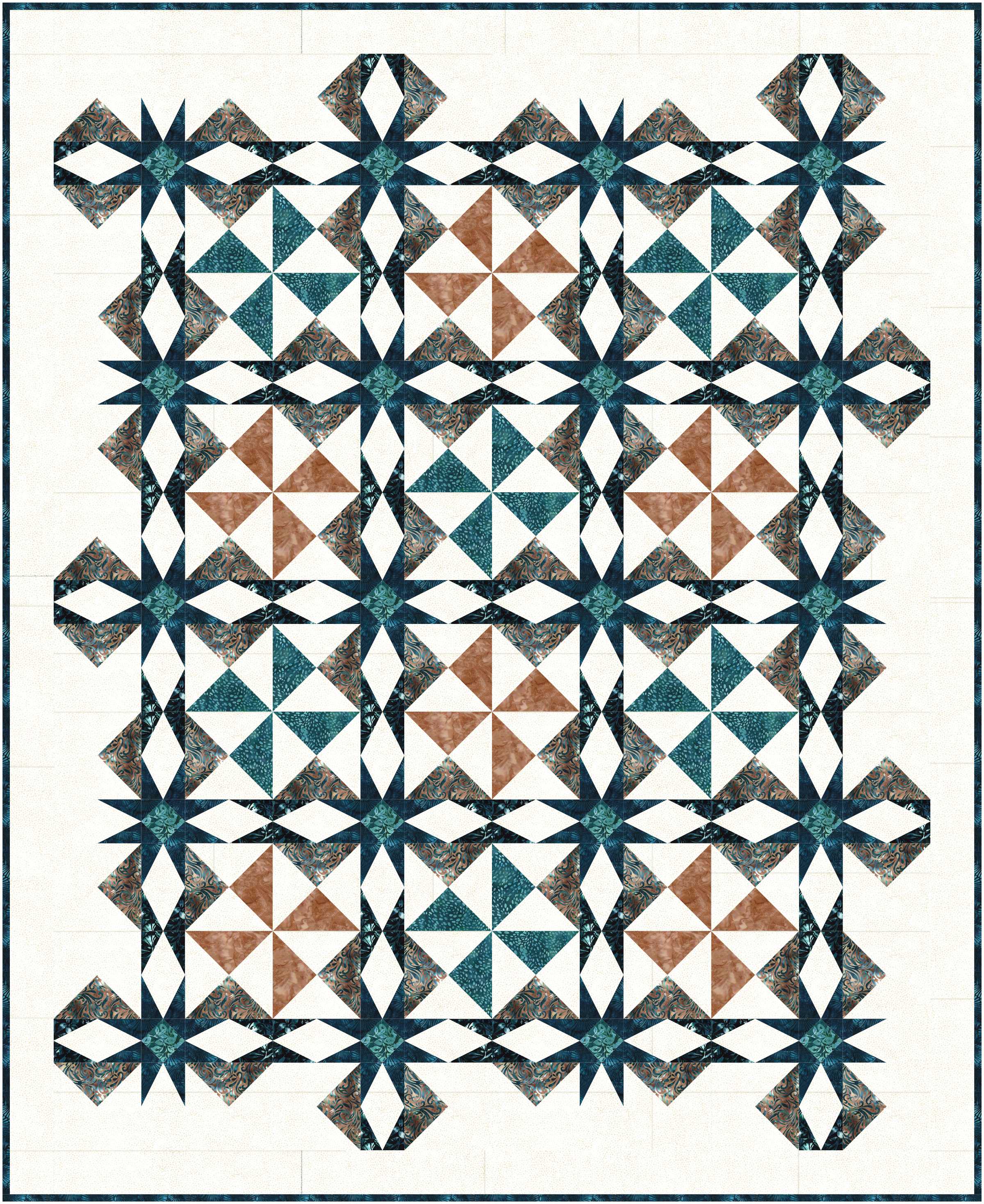 Precut! Riverstone - 67" x 82" RIVERSTONE-LAQK