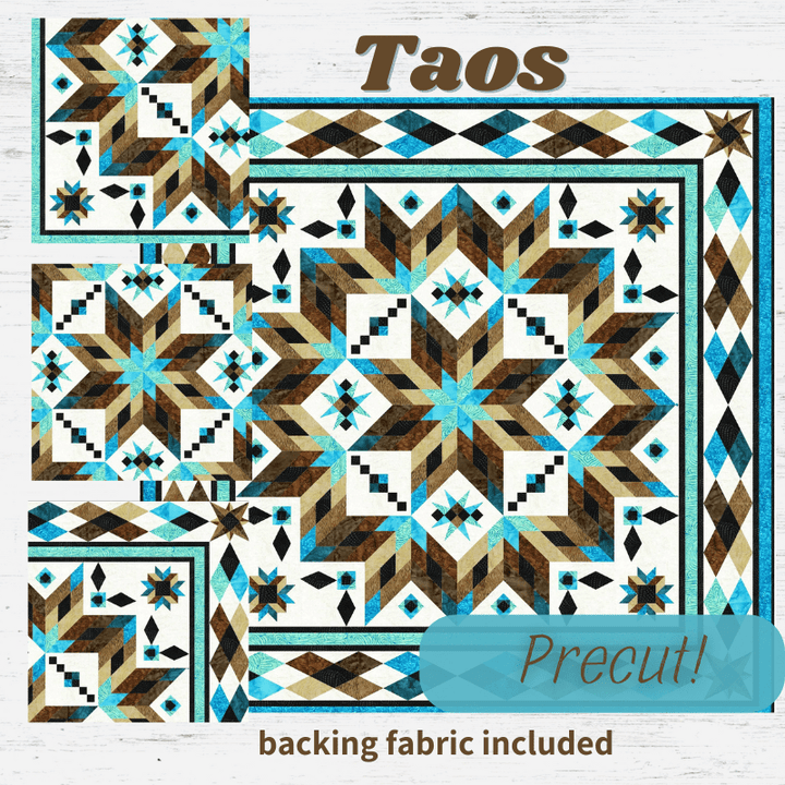 Precut! Taos Block of the Month - Begins March 2025 P-TAOS-MAR25