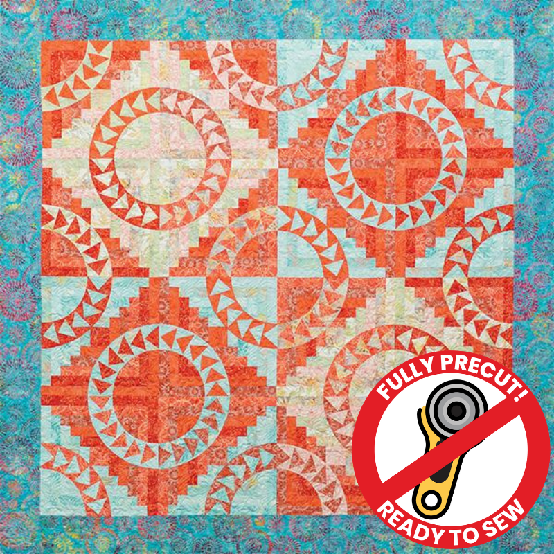 Precut! The Beach House Quilt Kit BEACHHOUSE-CQK