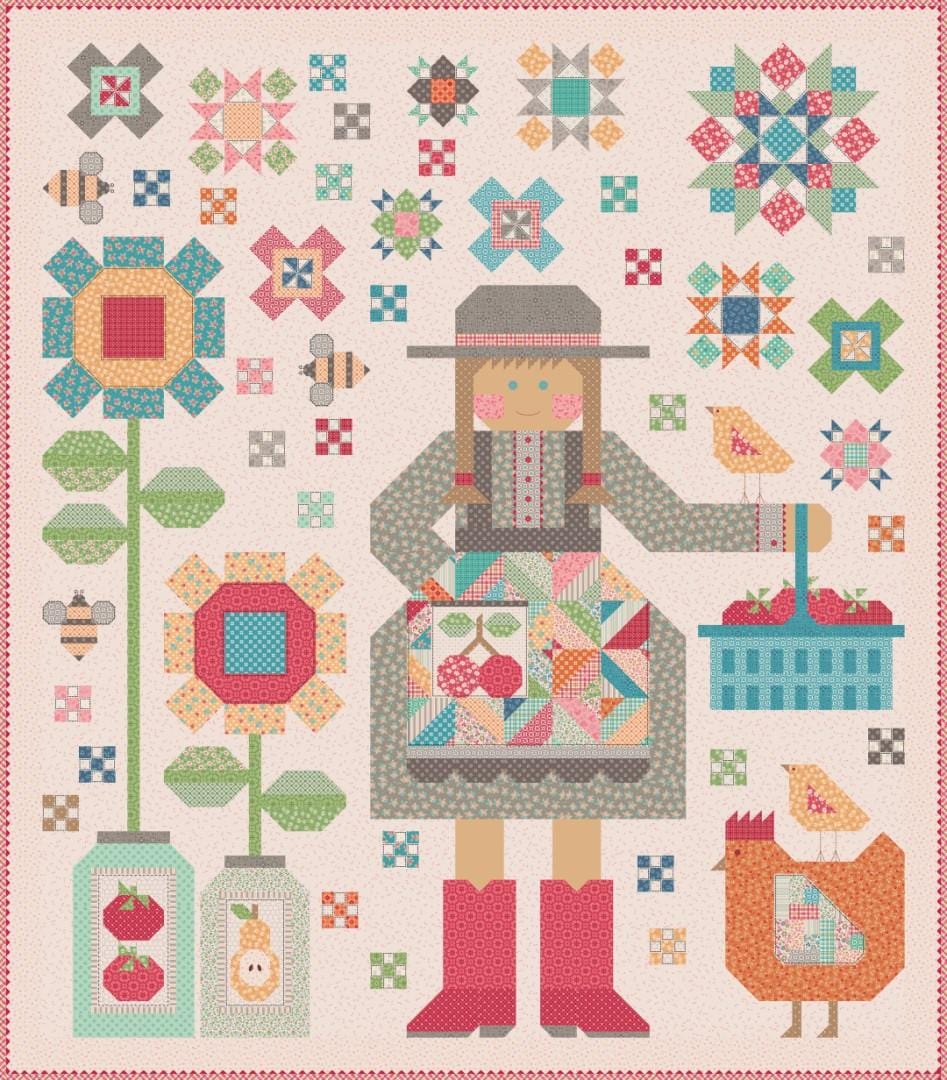 Precut! The Quilted Farm Girl 2026 M: 09 QFGP26-09