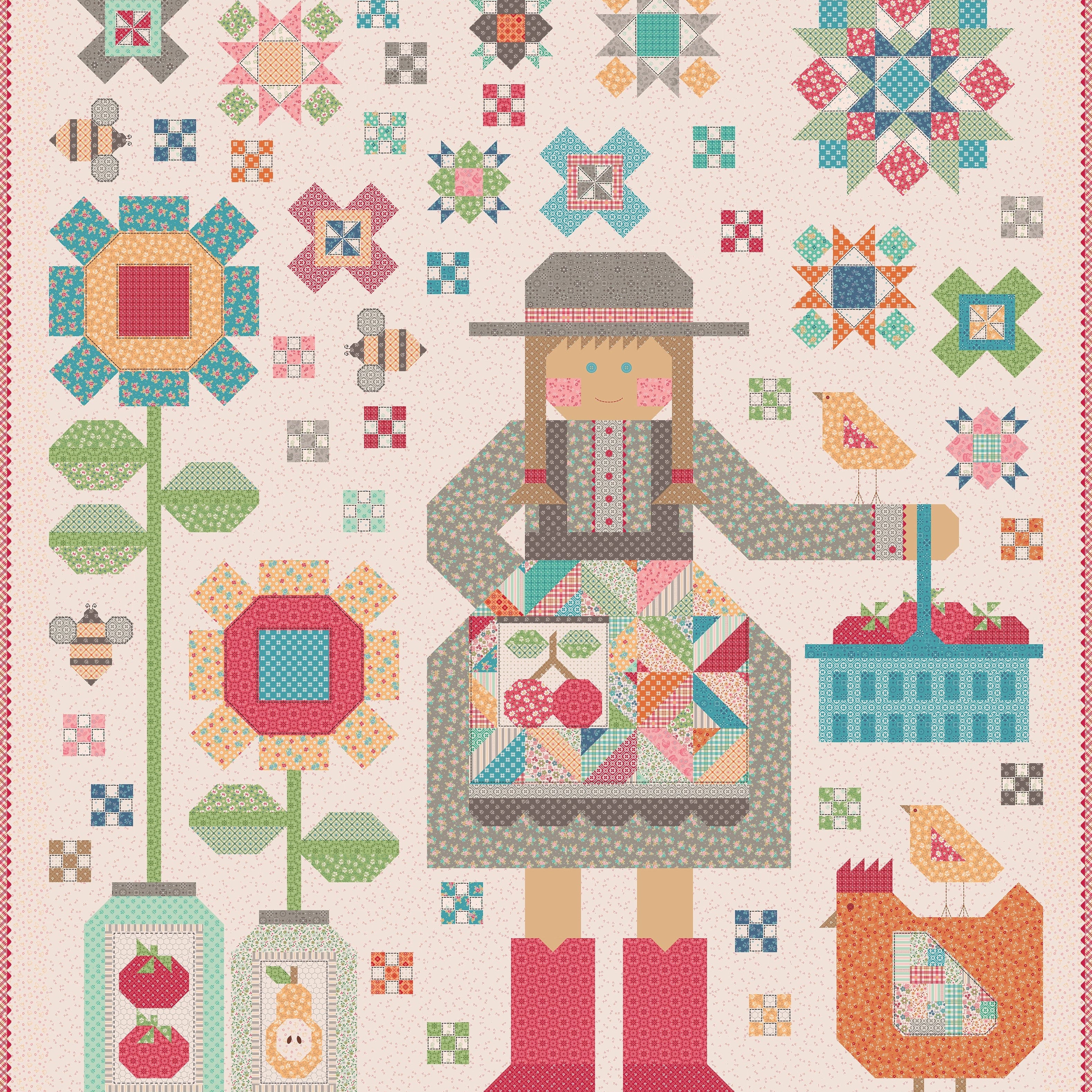 Precut! The Quilted Farm Girl - Begins January 2026 P-QUILTGRL-JAN26