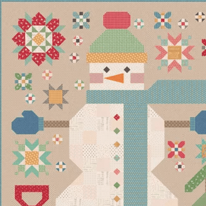 Precut! The Quilted Snowman Block of the Month - Begins November 2024 P-QSNOW-NOV24