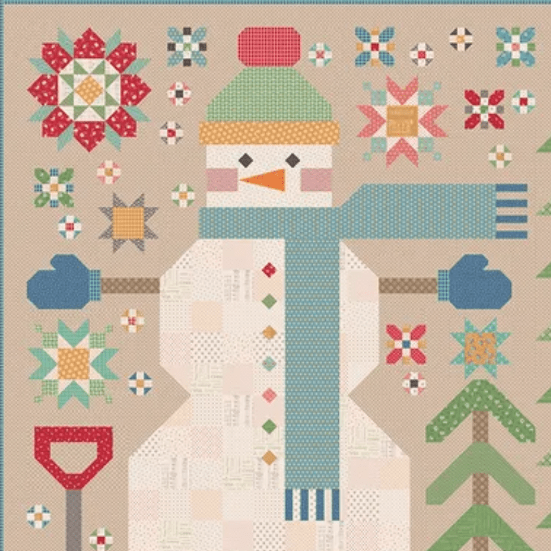 Precut! The Quilted Snowman Block of the Month - Begins November 2024 P-QSNOW-NOV24