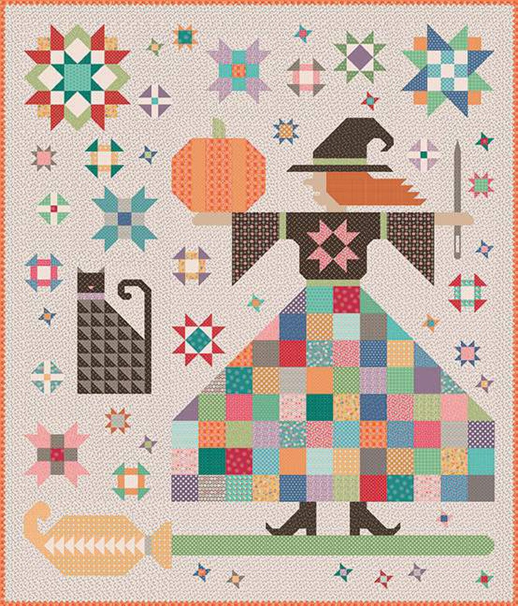 Precut! The Quilted Witch Block of the Month - Begins October 2024 P-QWITCH-OCT24