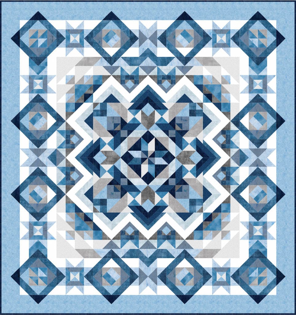 Precut! Zephyr Block of the Month - Begins December 2024 P-ZEPHYR-DEC24