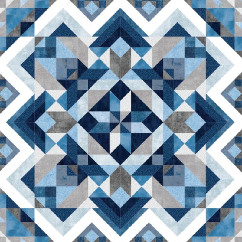 Precut! Zephyr Block of the Month - Begins December 2024 P-ZEPHYR-DEC24