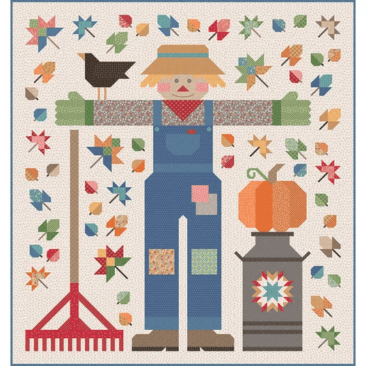 Quilted Scarecrow Block of the Month - Begins August 2024 SCARECROW-AUG24