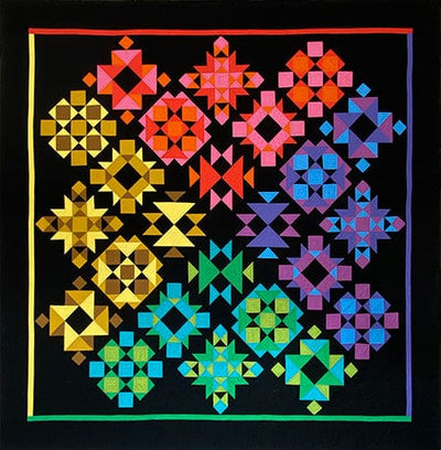 Image of Quilter's Color Therapy quilt.