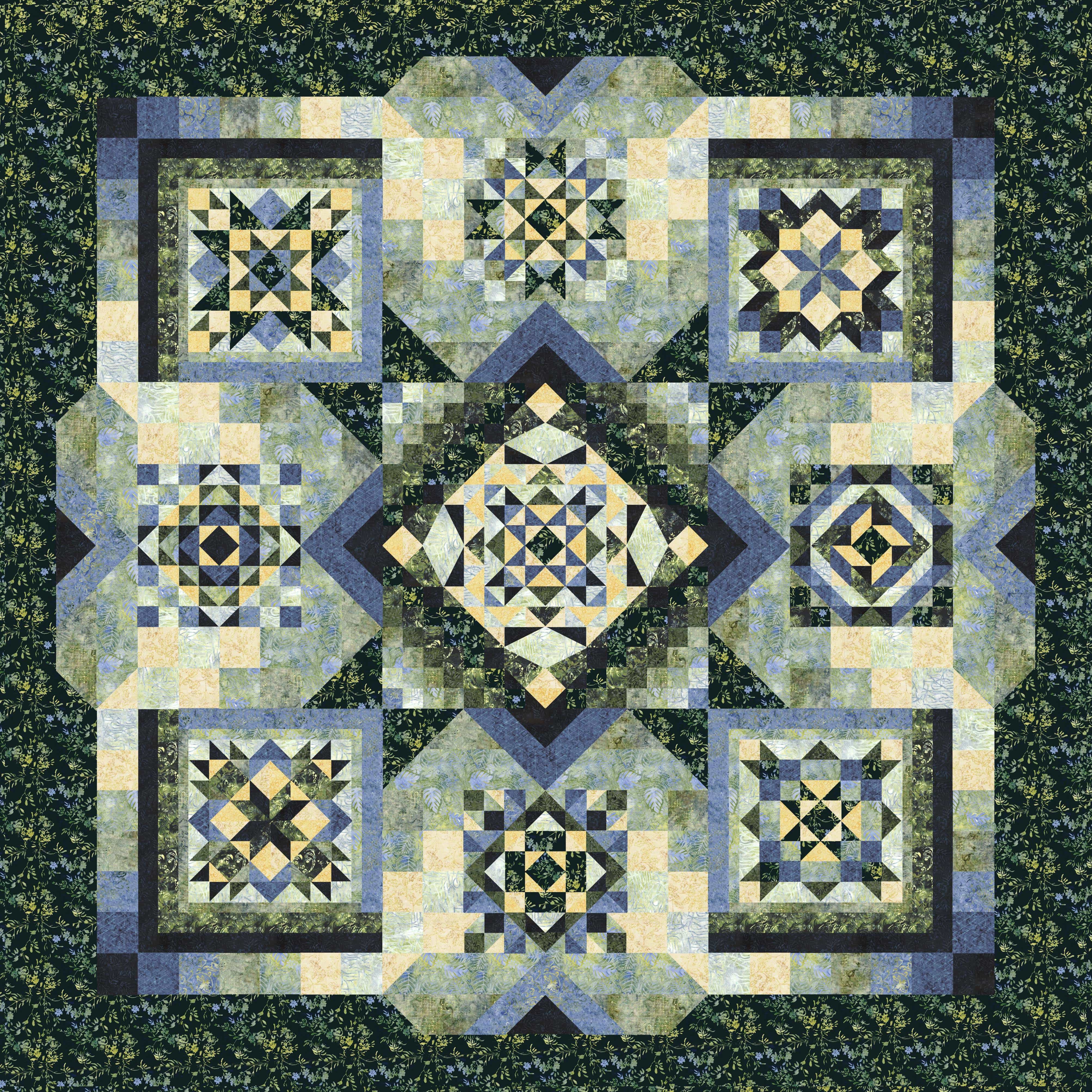 Radiant Meadow Precut Block of the Month - August 2026 P-RADMED-AUG26