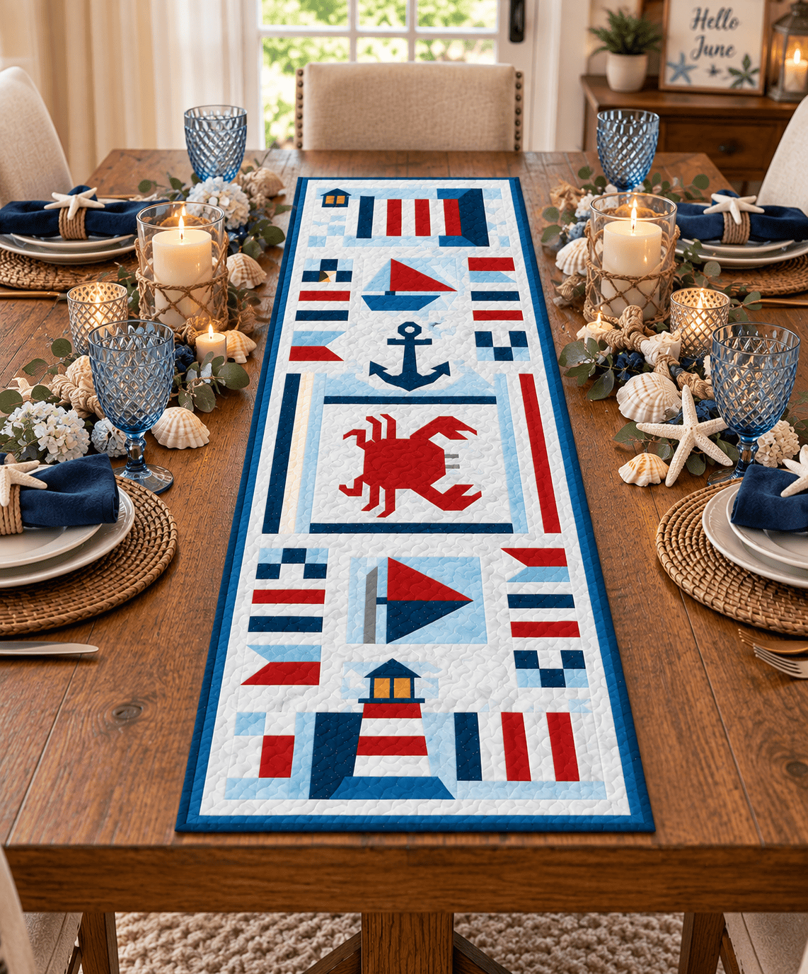 Riley Blake Table Runner Block of the Month - February 2027 RBTRUN-FEB27