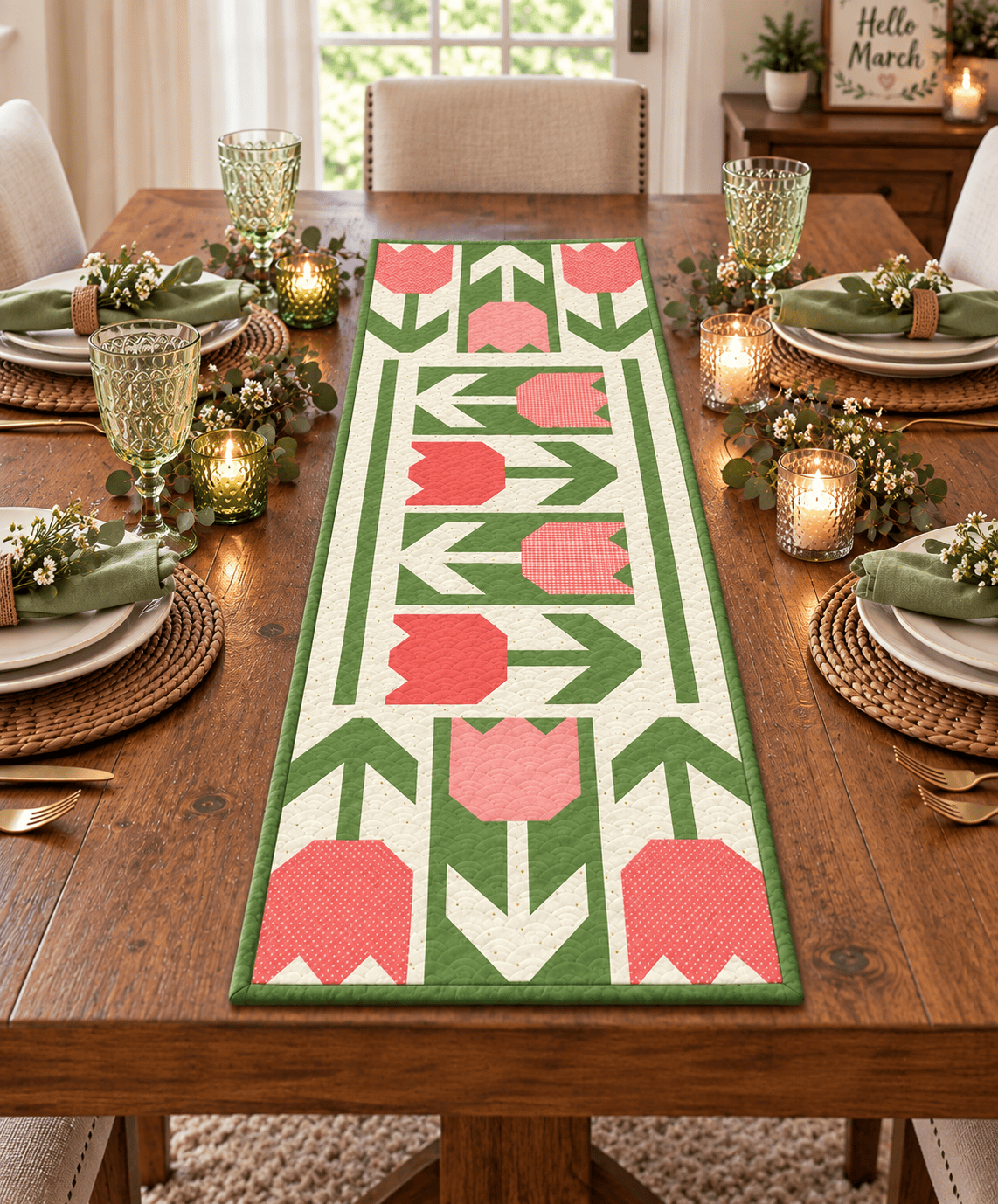 Riley Blake Table Runner Block of the Month - February 2027 RBTRUN-FEB27