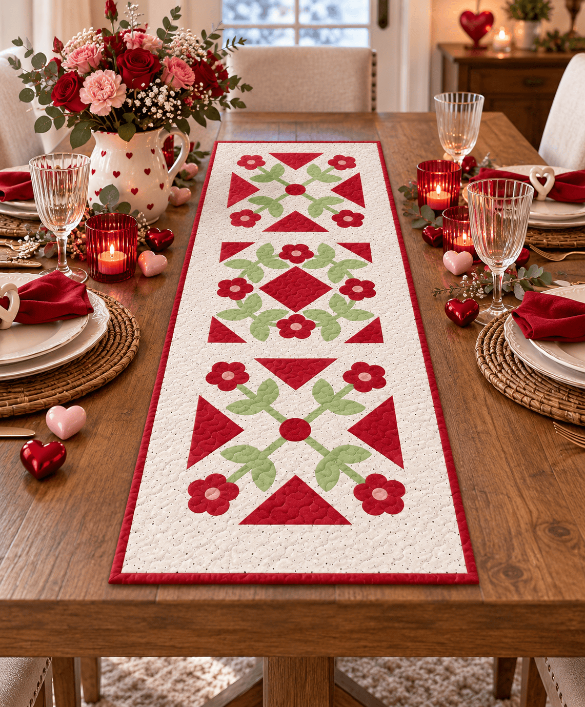 Riley Blake Table Runner Block of the Month - February 2027 RBTRUN-FEB27
