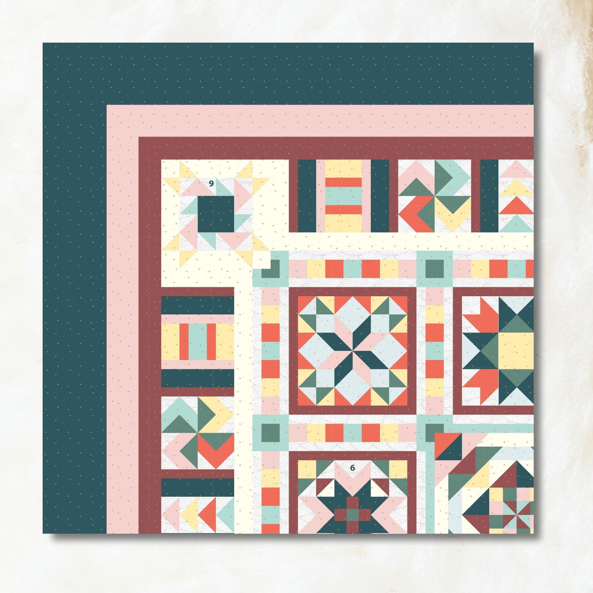 Sangria Block of the Month -  April 2026 SANGRIA-APR26