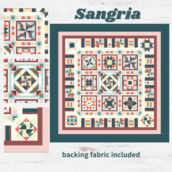 Sangria Block of the Month - Begins April 2026 SANGRIA-APR26