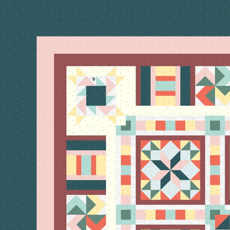 Sangria Block of the Month - Begins April 2026 SANGRIA-APR26