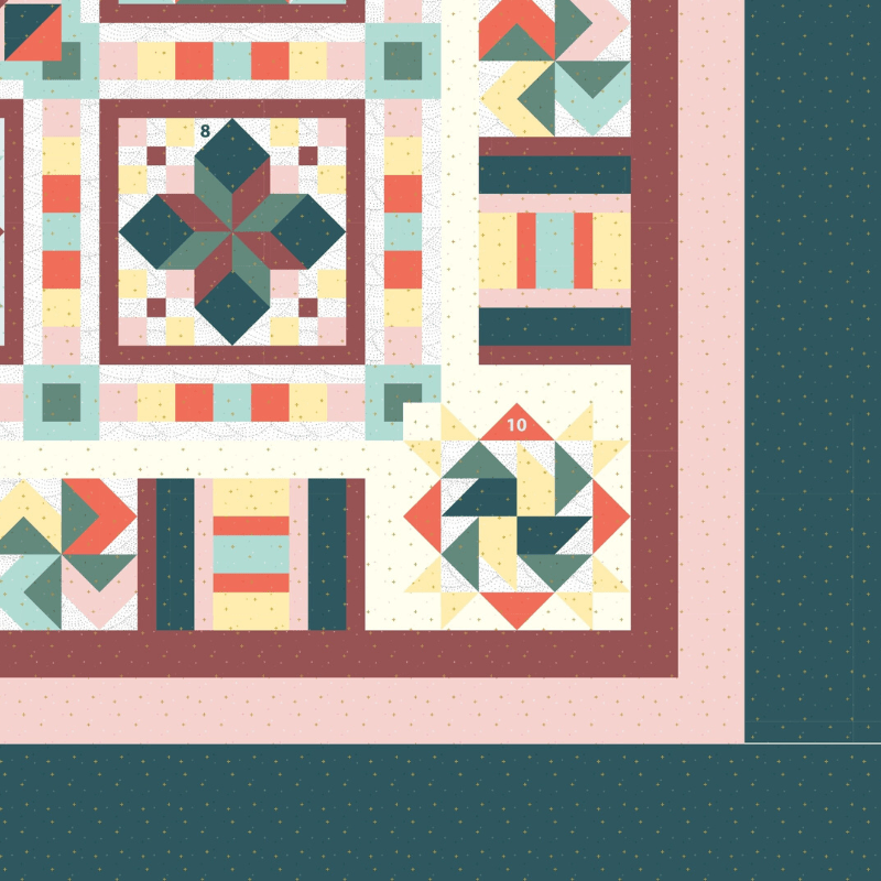 Sangria Block of the Month - Begins April 2026 SANGRIA-APR26