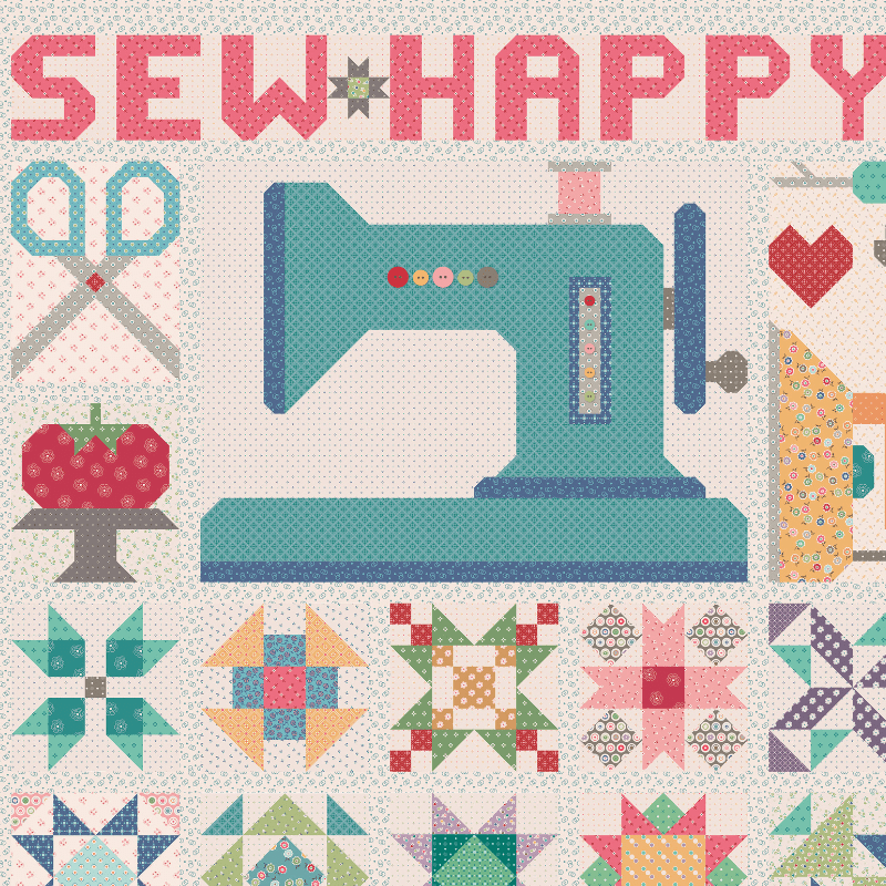 Sew Happy Block of the Month - Begins June 2025 SEWHAPPY-JUN25