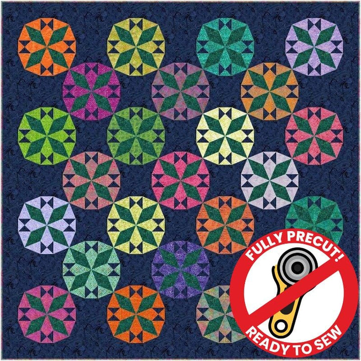 Solar Flares Precut! Quilt Kit SOLARFLARES-CQK