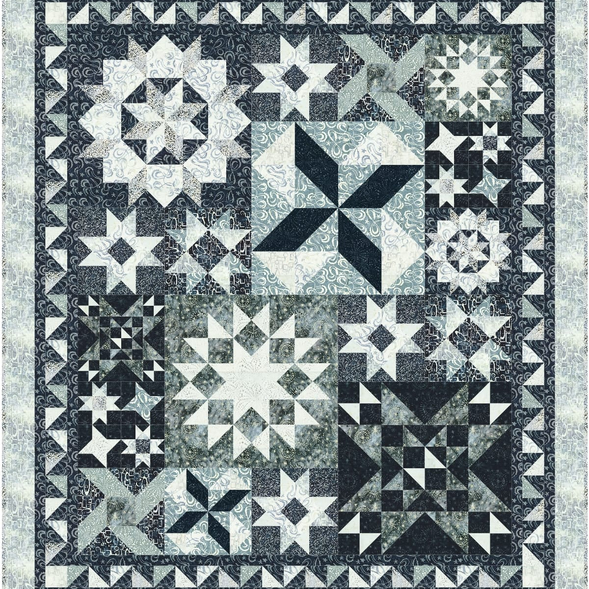 Starry Sampler Precut Block of the Month - January 2027 STARSAM-JAN27