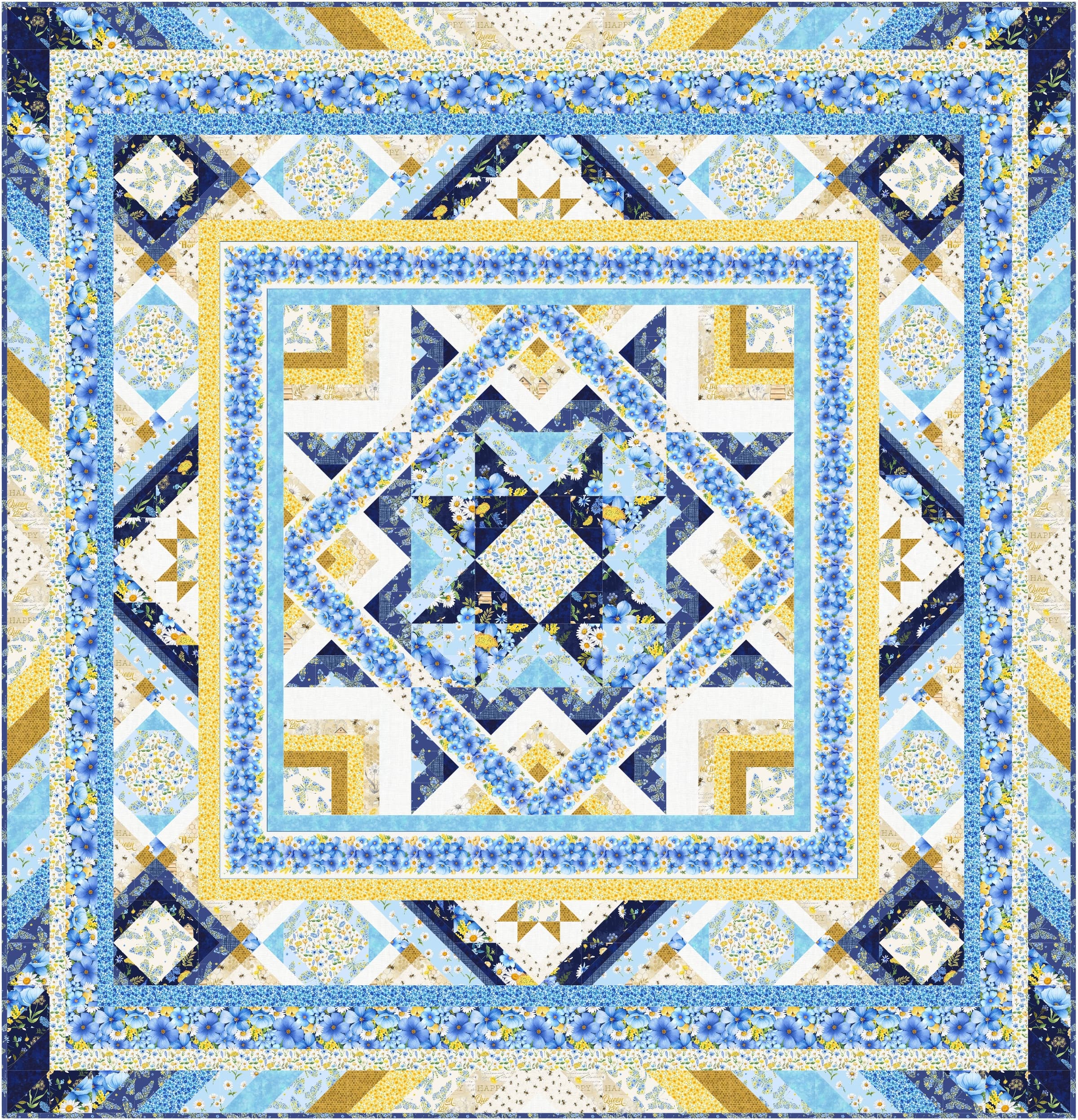 Sunlit Serenade Quilt Kit SUNSERENADE-RBQK