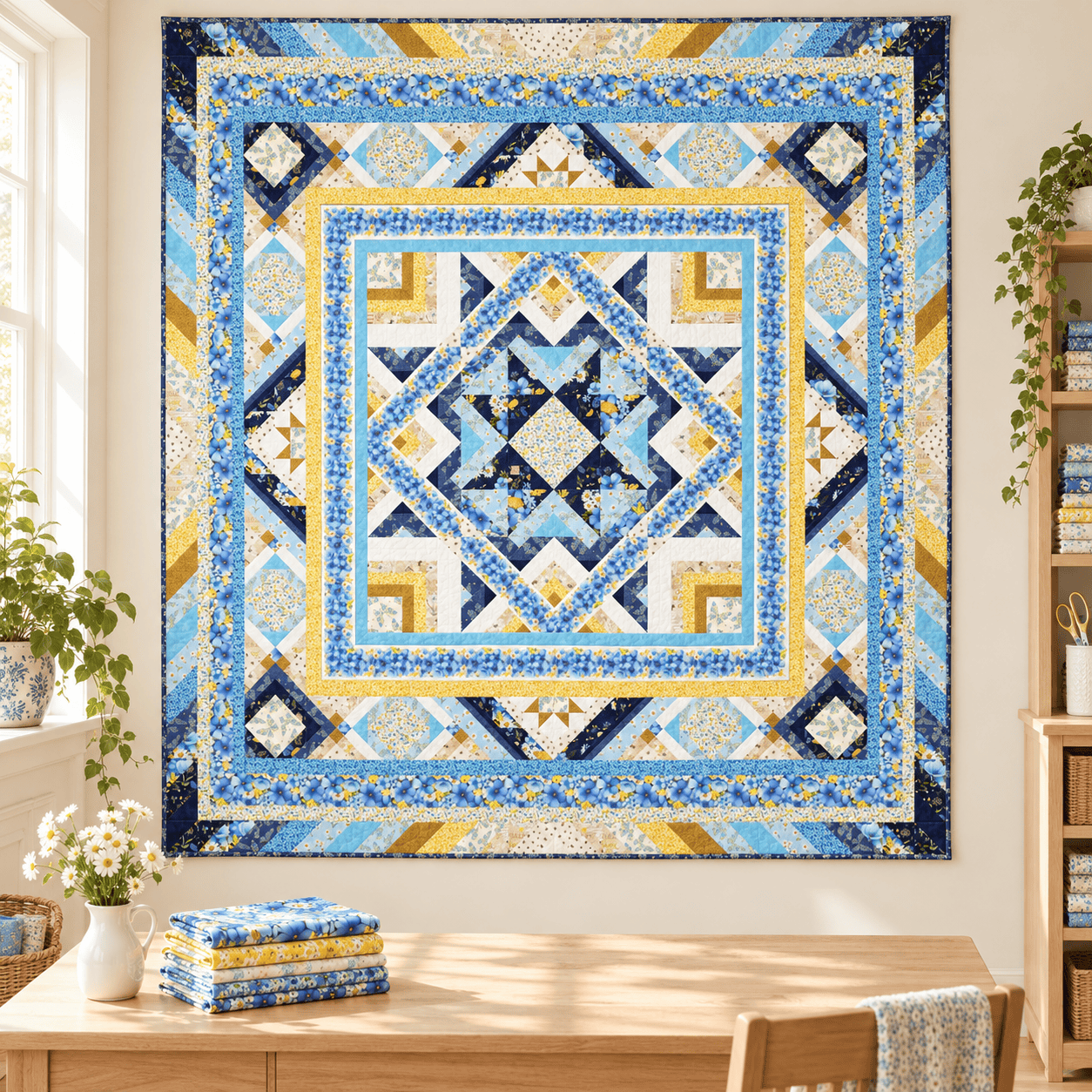 Sunlit Serenade Quilt Kit SUNSERENADE-RBQK